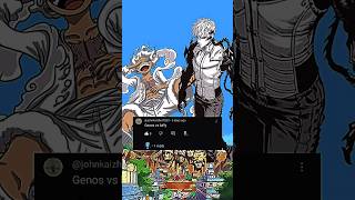 Genos vs Luffy Who is Strongest 🤔 edit anime onepunchman onepiece [upl. by Heyde]