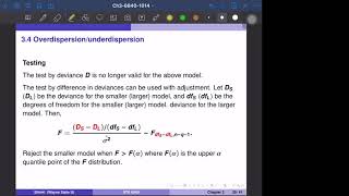 684010142 Ch3  Overdispersion  Estimation amp Testing [upl. by Mayes]