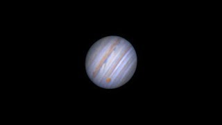 Jupiter and Saturn through a Celestron 127 mm Maksutov Cassegrain scope [upl. by Benedict]