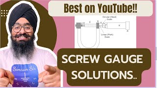 The pitch of a screw gauge is 1 mm and there are 100 divisions on the circular scale In measuring t [upl. by Sands]