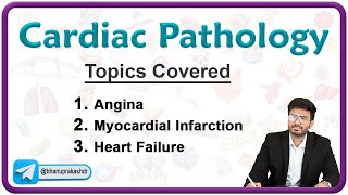 🫀 CVS Pathology Part 2 Angina Pectoris Myocardial infarction Heart failure Chapter  5 [upl. by Bernadine]