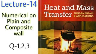 HMT Lecture 14  Problems on heat conduction through composite wall  heat and mass transfer [upl. by Hanaj817]