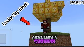 Epic quotLUCKY BLOCKquot Spon 🥹 in Minecraft Survival Series part1 [upl. by Maurer]