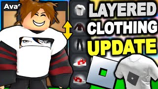 NEW AVATAR EDITOR UPDATE REARRANGE LAYERED CLOTHING ROBLOX [upl. by Riaj]