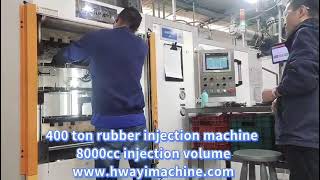 400 ton Rubber injection Molding MachinesHuayi Machinery [upl. by Mikey481]