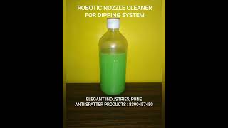 Water base anti spatter Nozzel Gel Robotic Nozzle Cleaner spraying  Dipping oil 8390457450 [upl. by Jaffe]