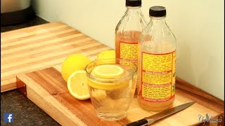 Flat Tummy With Apple Cider Vinegar Lemon Honey Water  Recipes By Chef Ricardo [upl. by Gnuj175]