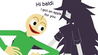 Miss circle gives baldi an apple [upl. by Leirza825]