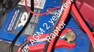 X2 Power AGM battery 2 year review Ford Raptor [upl. by Nomla]