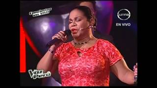 Eva Ayllón cantando quotLa noche de tu ausenciaquot en La Voz Perú [upl. by Ezitram]