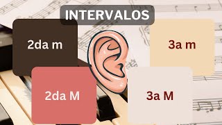 Potencia tu oído musical Aprende a oir INTERVALOS 2as y 3as entrenamiento [upl. by Asenav]