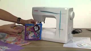 Janome FM725 Embellisher Machine [upl. by Nowd]