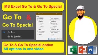 Ms Excel part  19  Go To amp Go To Special  Excel  MS Excel Tutorial for Beginners to advance [upl. by Kamp]