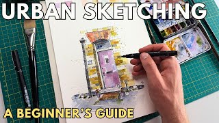 Urban Sketching Tutorial for Beginners [upl. by Enahsed]