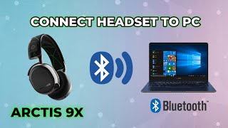 How to connect SteelSeries Arctis 9X Headset to PC via Bluetooth shorts [upl. by Aipmylo]