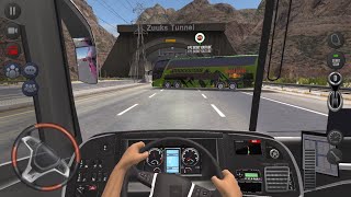 SCARY BUS TUNNEL 🚍 Bus Simulator  Ultimate Multiplayer Bus Wheels Games Android [upl. by Zetrauq]