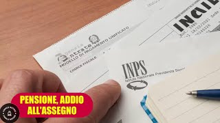 Pensione Addio assegno bancario Ecco come verrà erogata [upl. by Buderus371]