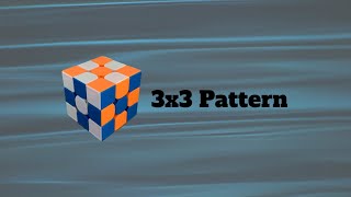 3x3 Pattern 3 Color Checkerboard Tutorial [upl. by Melton132]