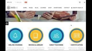 Skilled Education Courses WordPress Theme for your business [upl. by Annadal551]