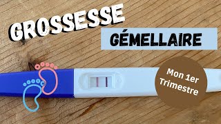 JUMEAUX Grossesse Gémellaire 🤰🏼 Mon 1er trimestre [upl. by Scotty]