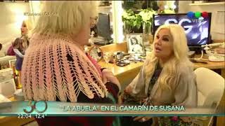 quotLa Abuelaquot visita el camarín de Susana por primera vez  Susana Giménez 2017 [upl. by Sadinoel988]