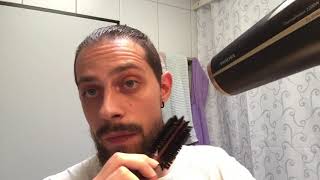 Tuto barbe 2 Faire un Brushing lisser à sa barbe [upl. by Shinberg]