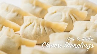 How to Make Chinese Dumplings recipe 饺子 [upl. by Auqkinahs]