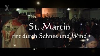 St Martin ritt durch Schnee und Wind [upl. by Aguie986]