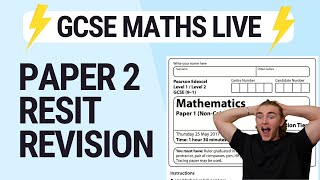 ⚡️ GCSE MATHS REVISION ⚡️ [upl. by Ydoj]