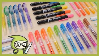 Zebra Highlighter Comparison Mildliners Kirarich and More [upl. by Llorre478]