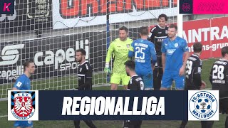 In Unterzahl FSV kämpft um Liga Drei  FSV Frankfurt  FCA Walldorf Regionalliga Südwest [upl. by Alian464]