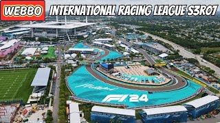 International Racing League Season 3 Round 07 MiamiGP F124 F1 Simracing commentary [upl. by Noicpesnoc132]