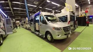 Salon du VR 2019 de Montréal Motorisé Classe B Mercedes plateau TS Motorhome van [upl. by Eduard]