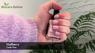 NAGELLAK SWATCH Nailberry  Candy Floss  Biocare Online [upl. by Naeroled]