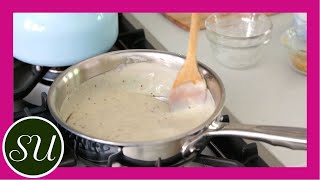 Easy Vegan White Sauce Bechamel  DairyFree GlutenFree Creamy Sauce [upl. by Belloir677]