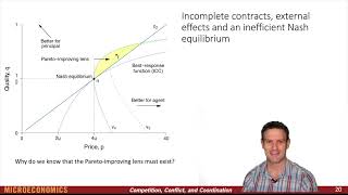 Chapter 10  Screencast 107  Pareto inefficiency at the Nash equilibrium [upl. by Ahsrav]