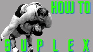 How to suplex beginners guide to learning the fundamentals of front belly to belly suplex [upl. by Wehhtam]