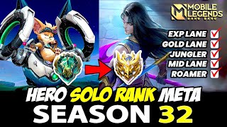 HERO META SEASON 32 MOBILE LEGENDS INDONESIA 2024 ❗ WINSTREAK SOLO RANK EPIC SAMPAI MYTHIC IMMORTAL [upl. by Arocet928]