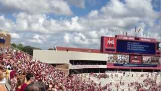 Wake Forest at Florida State 2012  A10 Warthog Flyover [upl. by Repsac]