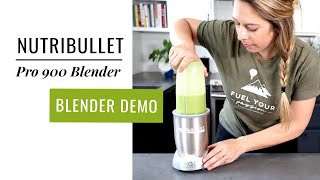 NutriBullet Pro 900 Series Blender Demo [upl. by Gypsy]