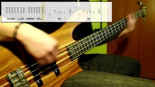 Red Hot Chili Peppers  Snow Hey Oh Bass Cover Play Along Tabs In Video [upl. by Kiker189]