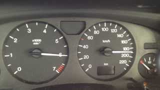 Opel Zafira 18 92kW 0190 acceleration [upl. by Assirrec]