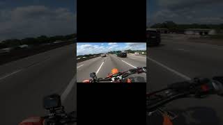 KTM Supermoto vs Sport Bike [upl. by Roddie691]