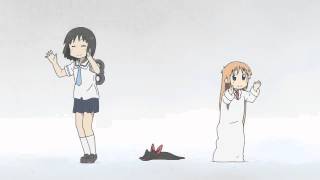 Nichijou  Nano and Hakase Dance [upl. by Verity]