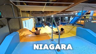 NIAGARA Water Slide in Water Park Aqualand Moravia Czech Republic Crazy Aquapark videos [upl. by Takeshi]