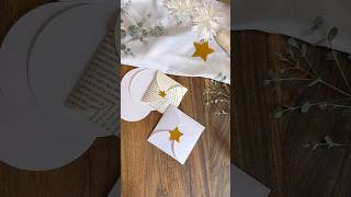 ✨ DIY WeihnachtsschmuckVerpackung aus 4 Kreisen 🎁🎄 einfach amp schnell [upl. by Neelyam]