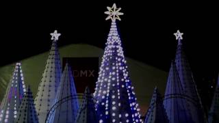 LUCES DE NAVIDAD EN EL ZÓCALO DE LA CDMX 1 [upl. by Rainwater]