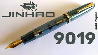 Recensione penna stilografica JINHAO 9019 Dadao quotLight Bluequot  Fountain Pen Review [upl. by Eitsim467]