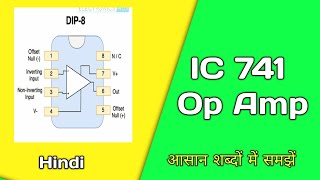 IC 741 OpAmp  Full Concept in hindi [upl. by Mallina]