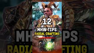 12 Radial Crafting  Essential Hidden Tips in Monster Hunter World MHW MonsterHunter Gaming [upl. by Ivor]